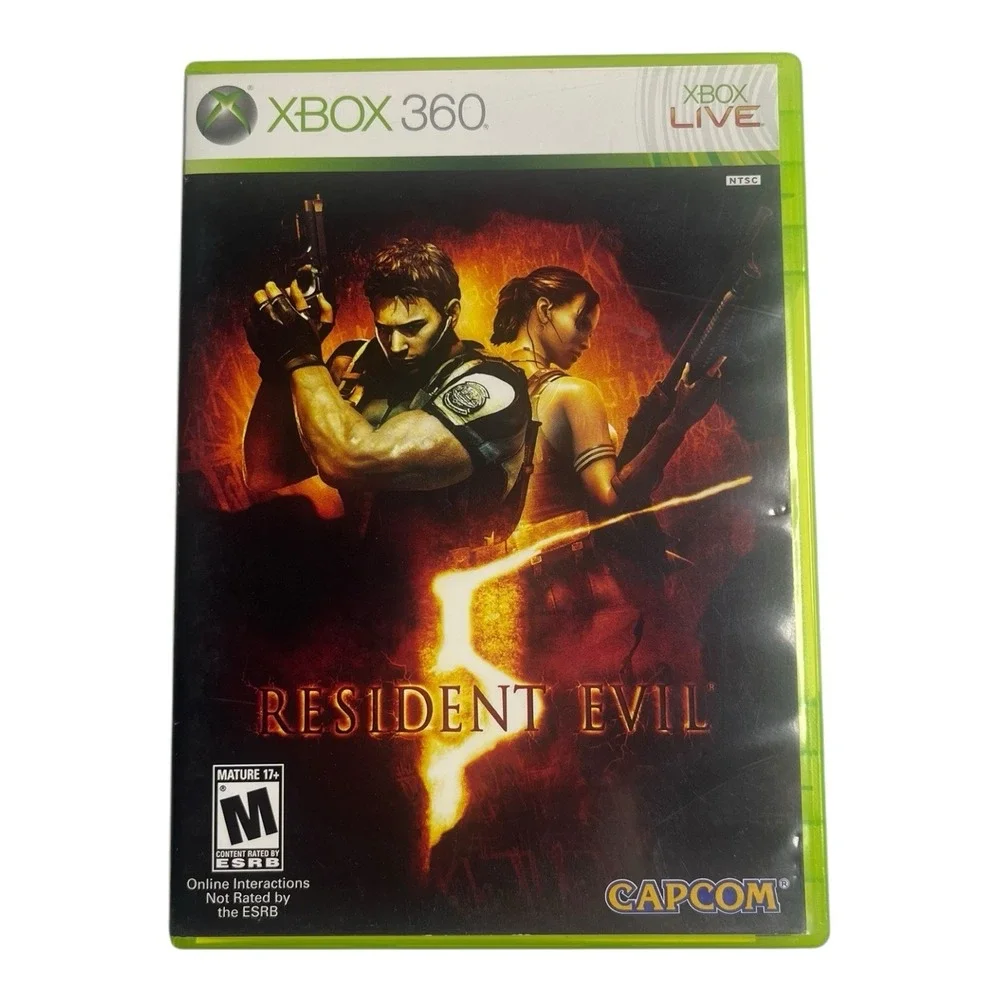 Xbox 360 Resident Evil Bioshock Crysis 3 Walking Dead Video Game Bundle Lot 5